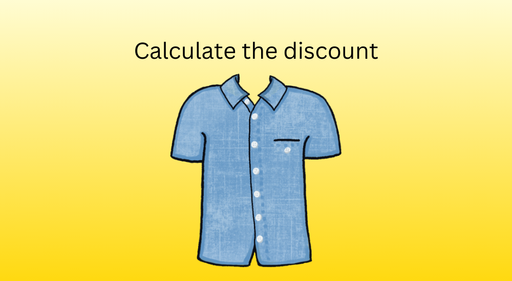 Calculate the percentage discount 